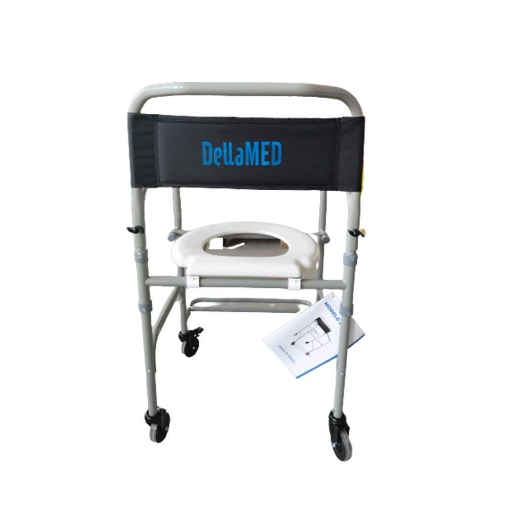 Miniatura Cadeira De Banho Higiênica Dobrável Até 100 Kg D30 Dellamed