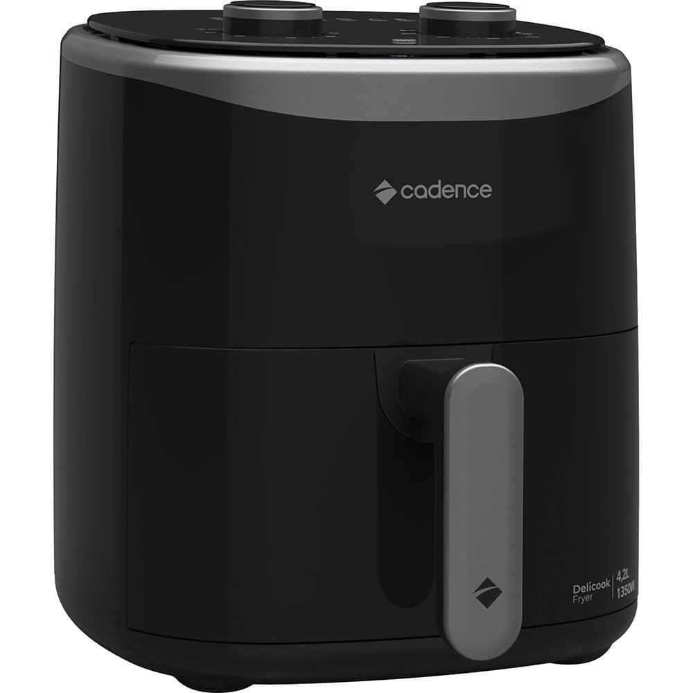 Fritadeira Air Fryer 4,2 Litros Cadence Delicook Fryer FRT420 Preto - 110V