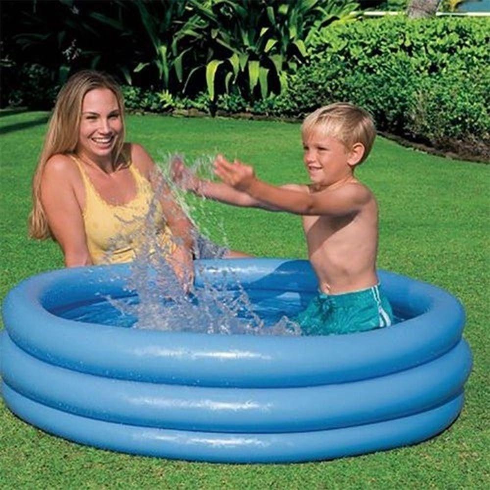 Miniatura Piscina Inflável 288 Litros Intex Redonda Infantil - Azul