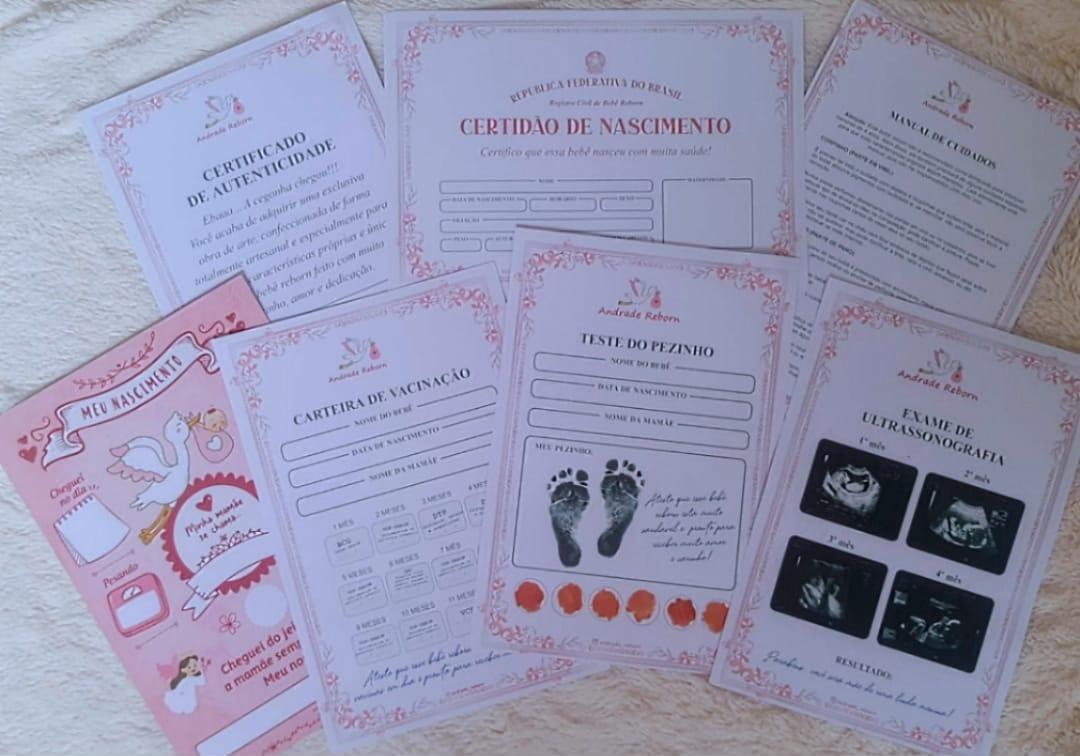 Miniatura Bebe Reborn Menina Boneca Silicone Realista