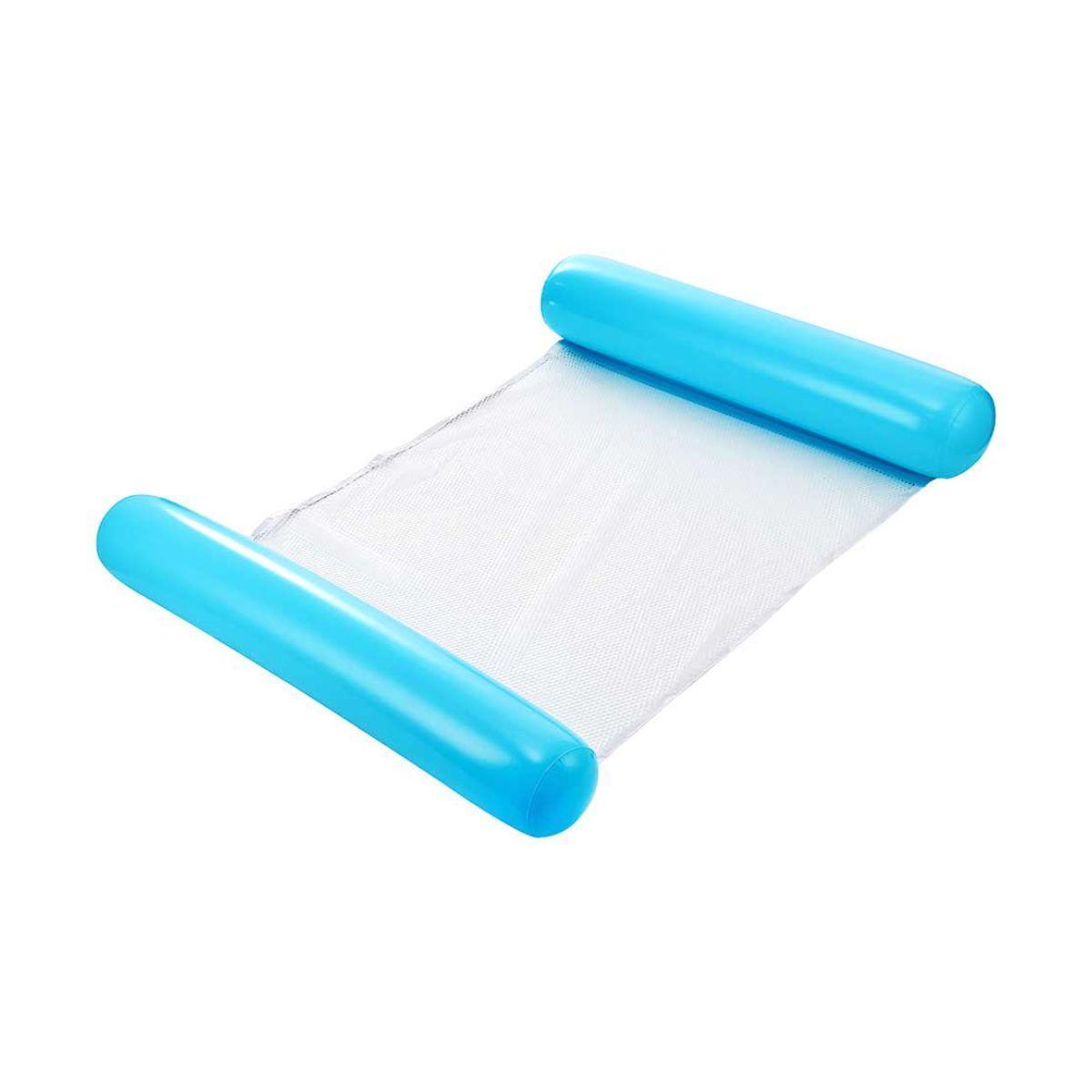 Miniatura Boia Rede Flutuante Azul Inflável 124X70Cm - Dm Splash