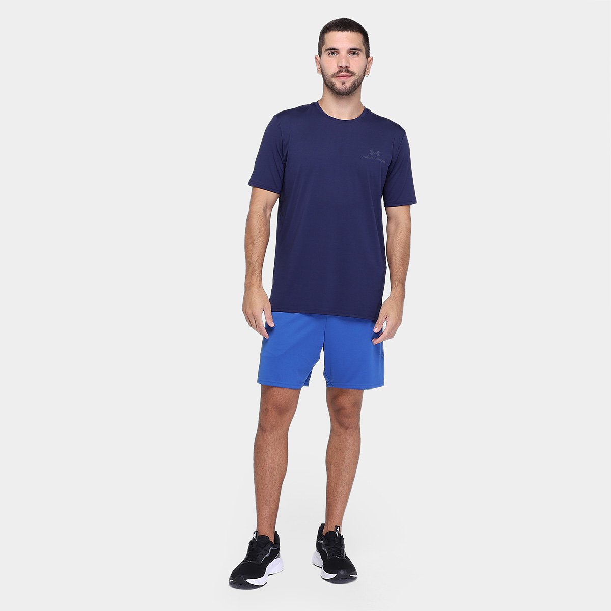 Miniatura Camiseta Under Armour Vanish Energy SS Masculina Azul+Marinho - M
