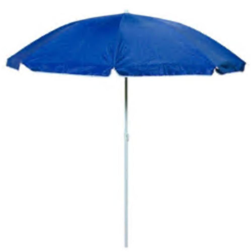 Miniatura Guarda-sol Gigante Articulado Com Proteção Uv Ombrelone Reforçado Para Praia E Piscina Azul