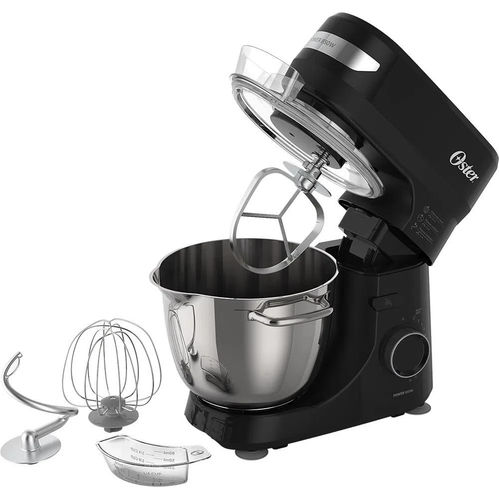Miniatura Batedeira Planetária Oster Bowl Inox III 850W OBAT641 220V