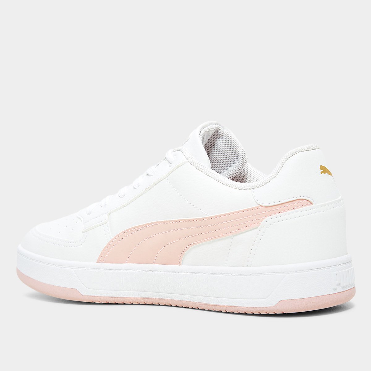 Miniatura Tênis Puma Caven 2.0 Branco+Rosa - 34