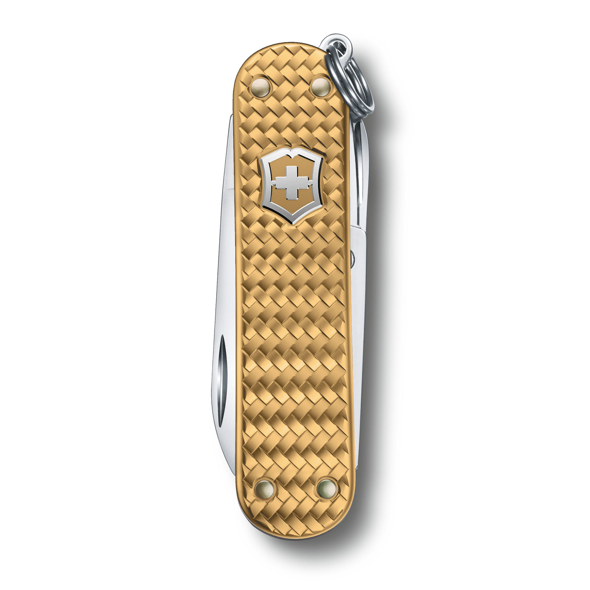 Miniatura Canivete Classic Precious Alox Brass Gold