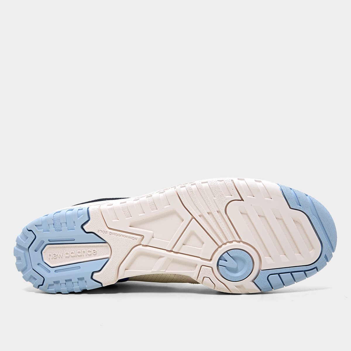Miniatura Tenis New Balance 550 Masculino Bege+Azul - 34