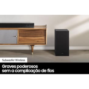 Soundbar Samsung HW-B550 410W Bluetooth 2.1 Canais Dolby Black