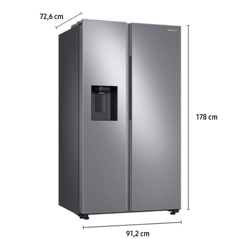 Miniatura Geladeira Samsung Side By Side RS60 602 Litros Inox Look RS60T5200S9/BZ 220V