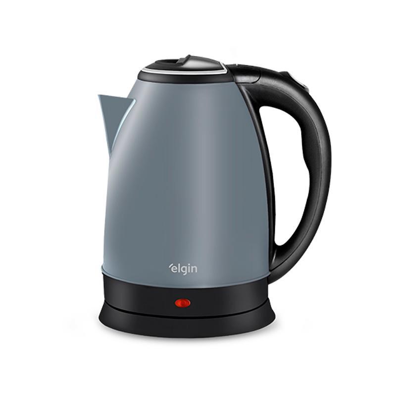 Miniatura Chaleira Elétrica Inox Lunar Jarra Sem Fio 1,8L Elgin 127V