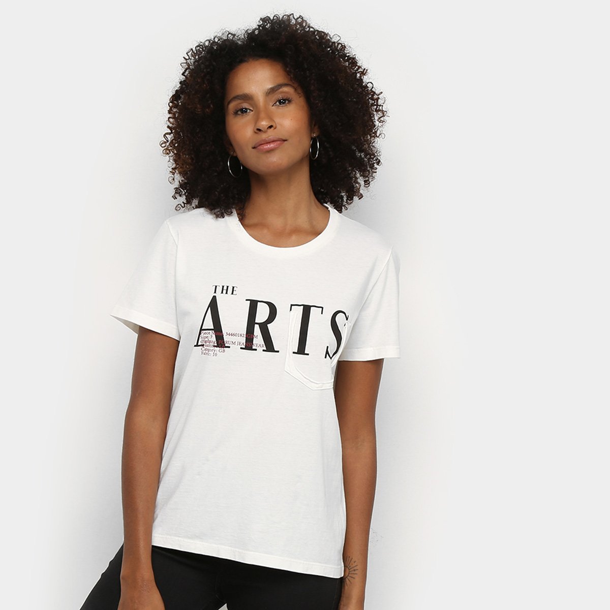 Miniatura Camiseta Forum The Arts Feminina Areia - G