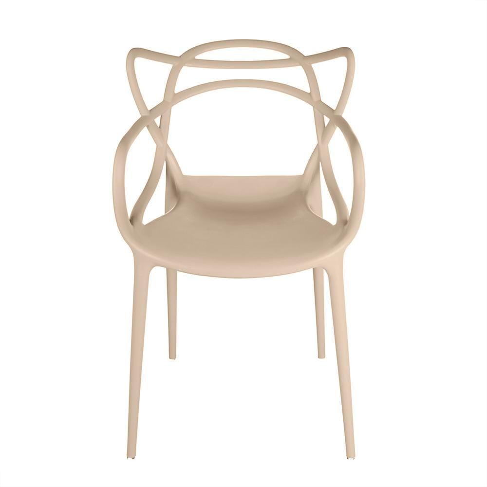 Miniatura Conjunto Mesa De Jantar Preta 100cm Com 2 Cadeiras - Nude