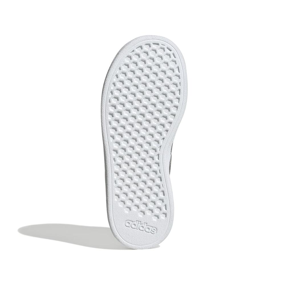 Miniatura Tênis Adidas Grand Court 2.0 Juvenil BRANCO/PRATA - 26