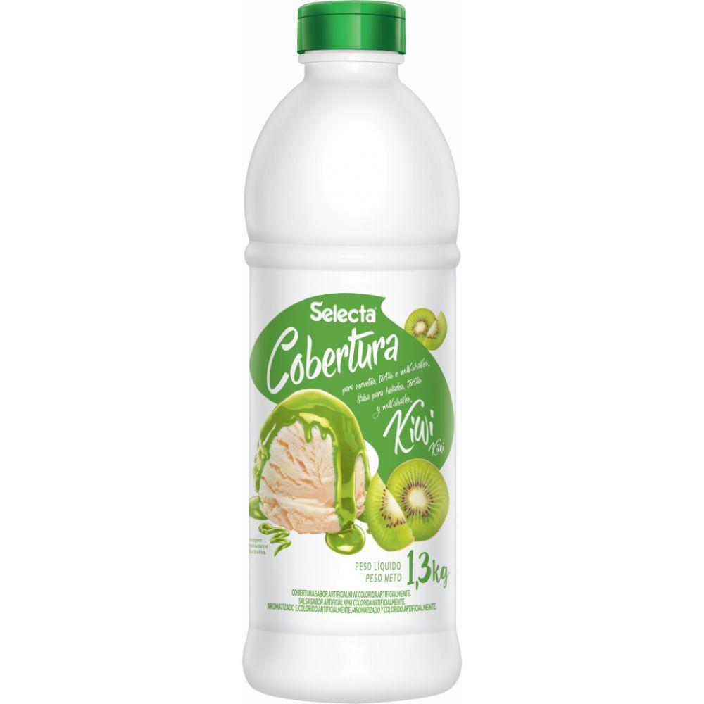 Miniatura Cobertura Concentrado De Sorvete E Sobremesas Selecta 1,3kg - Kiwi