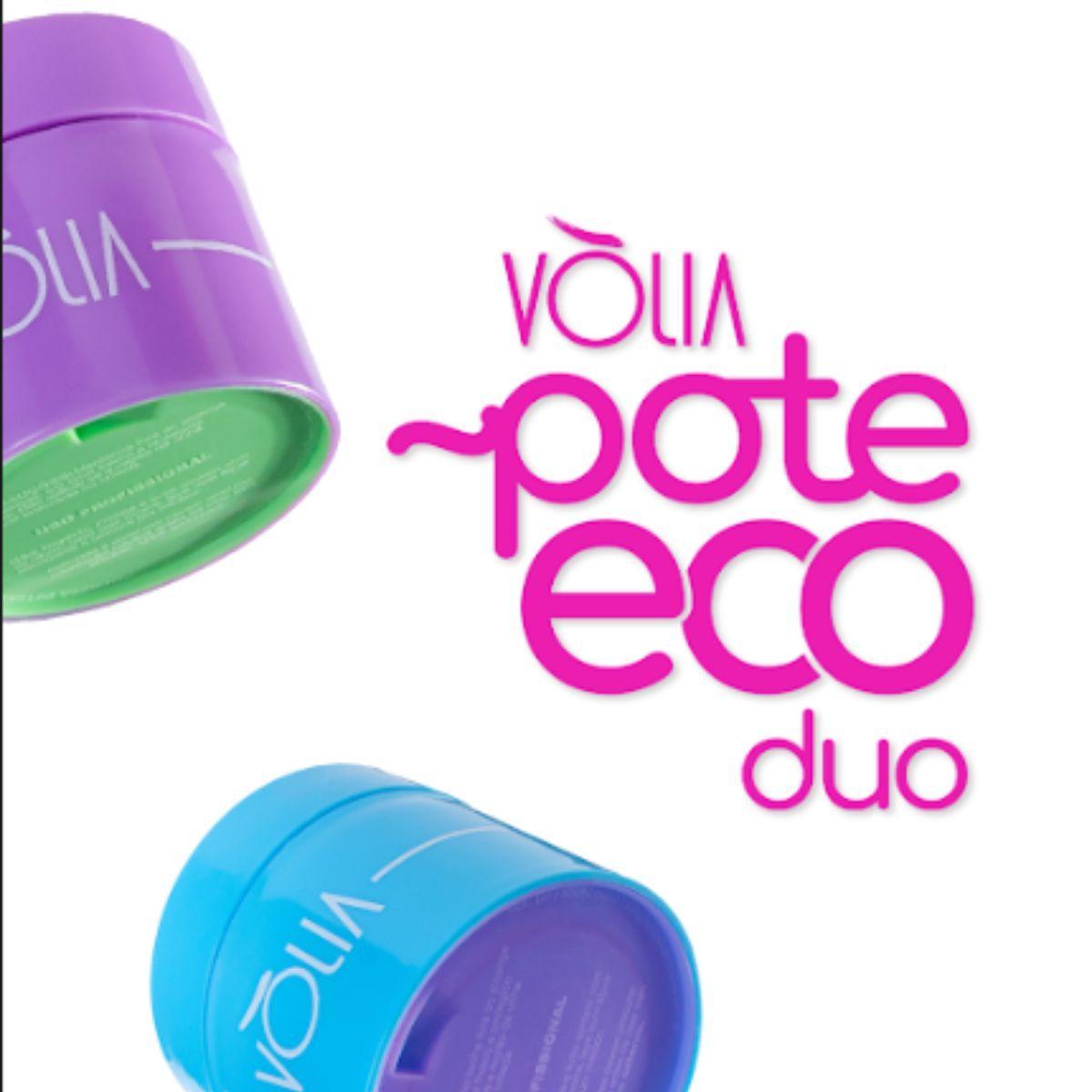 Miniatura Gel Base Volia Pink 14G + Pote Eco Duo Volia 30G