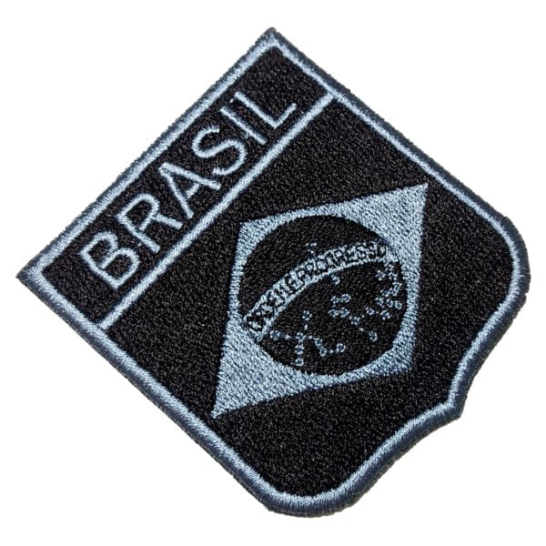Miniatura Bandeira Brasil BEBR005 Patch Bordado para Uniforme Jaqueta
