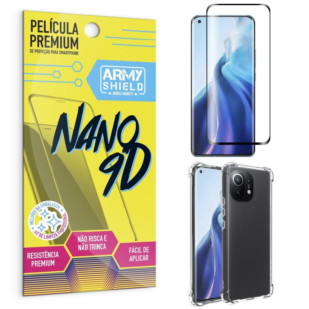 Miniatura Case Capinha Xiaomi Mi 11 + Película Nano 9D - Armyshield