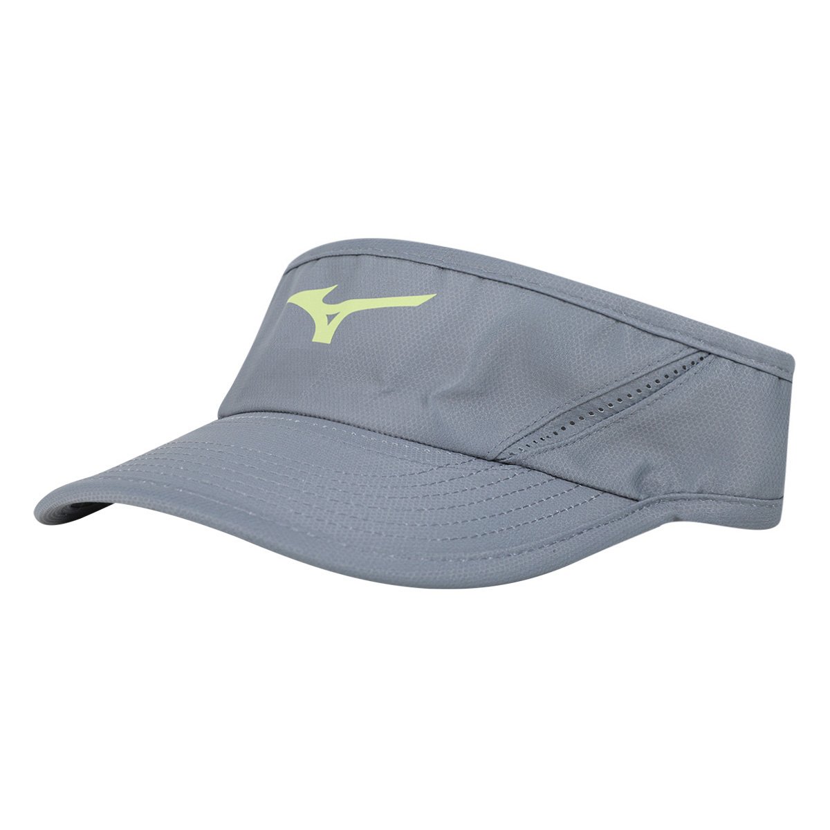 Miniatura Viseira Aba Curva Mizuno Sky Cinza+Verde