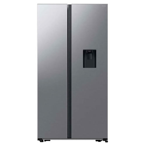 Miniatura Geladeira Side by Side RS57 SmartThings Inox com Dispenser de Água, AI Energy Mode e SpaceMax 560 Litros Samsung Inox - 110V