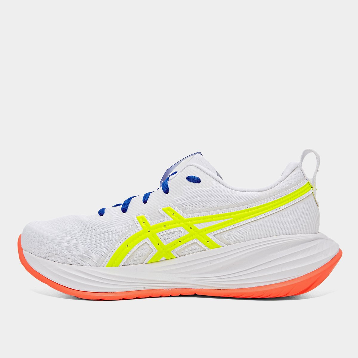Miniatura Tênis Asics Gel-Cumulus 27 Atc Masculino Branco+Amarelo - 38