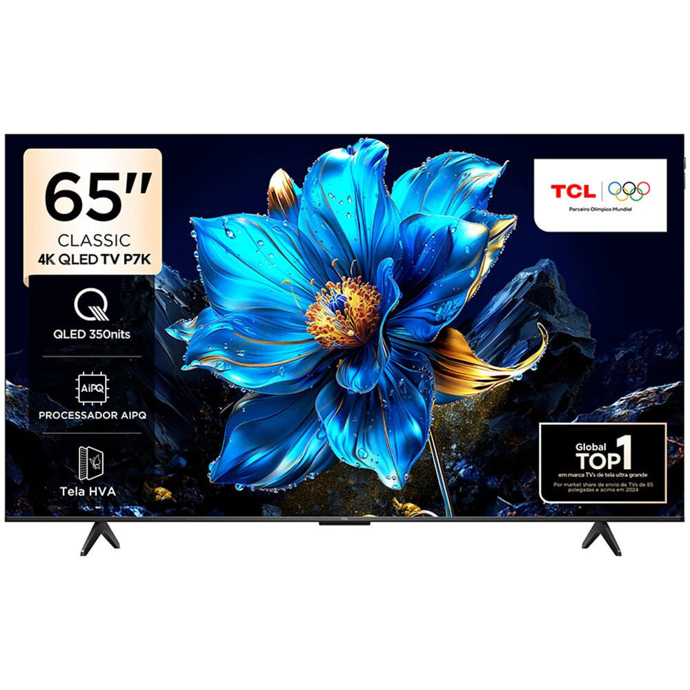 Smart TV TCL 65 Polegadas 4K UHD QLED Google TV 65P7K
