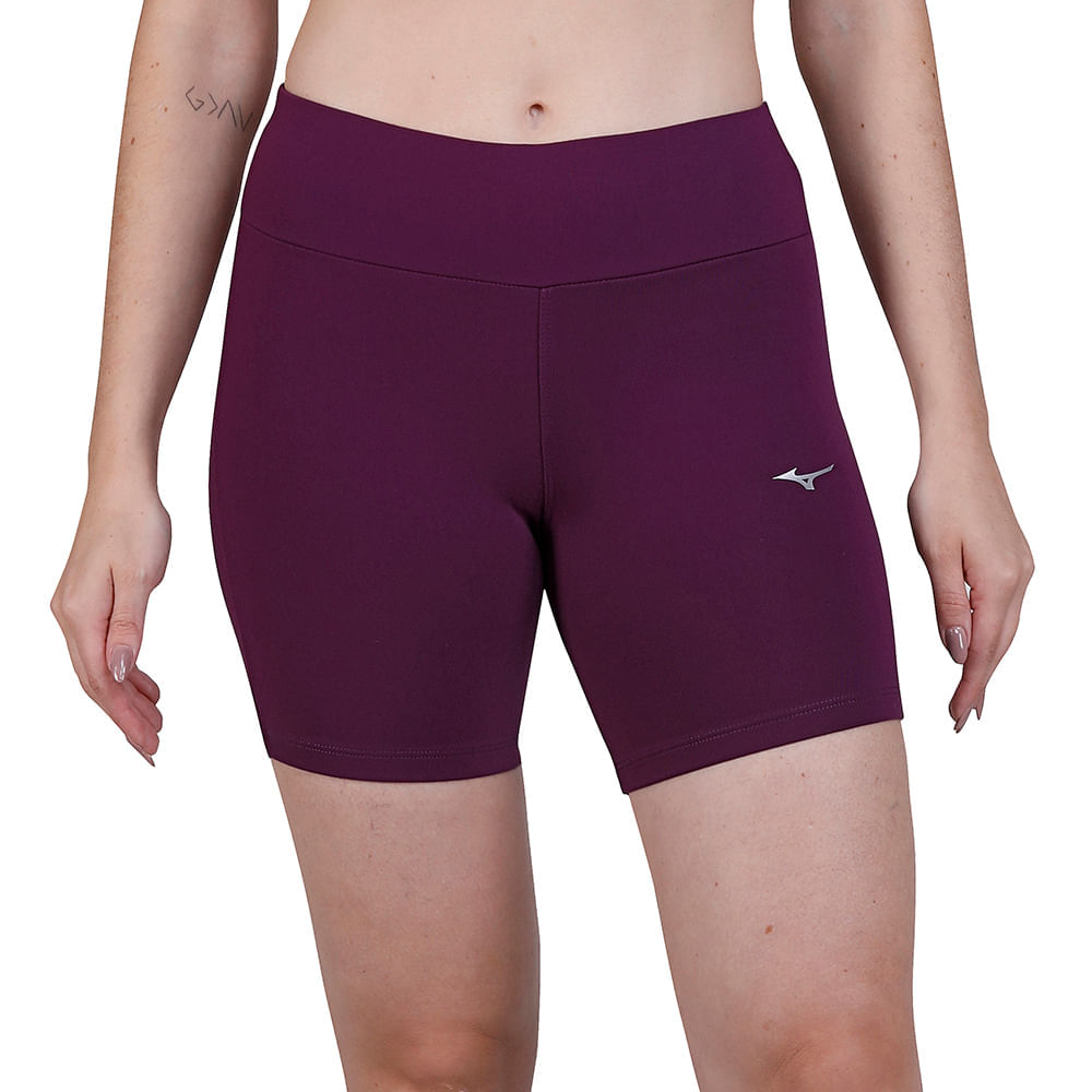 Miniatura Bermuda de Treino Feminina Mizuno Essence Vermelho - M