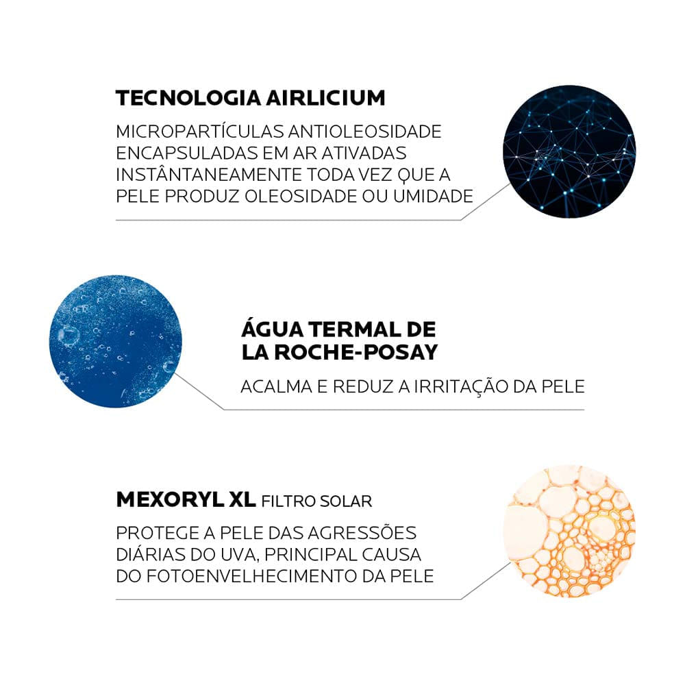 Miniatura Protetor Solar La Roche Posey Anthelios Airlicium+ FPS80 40g