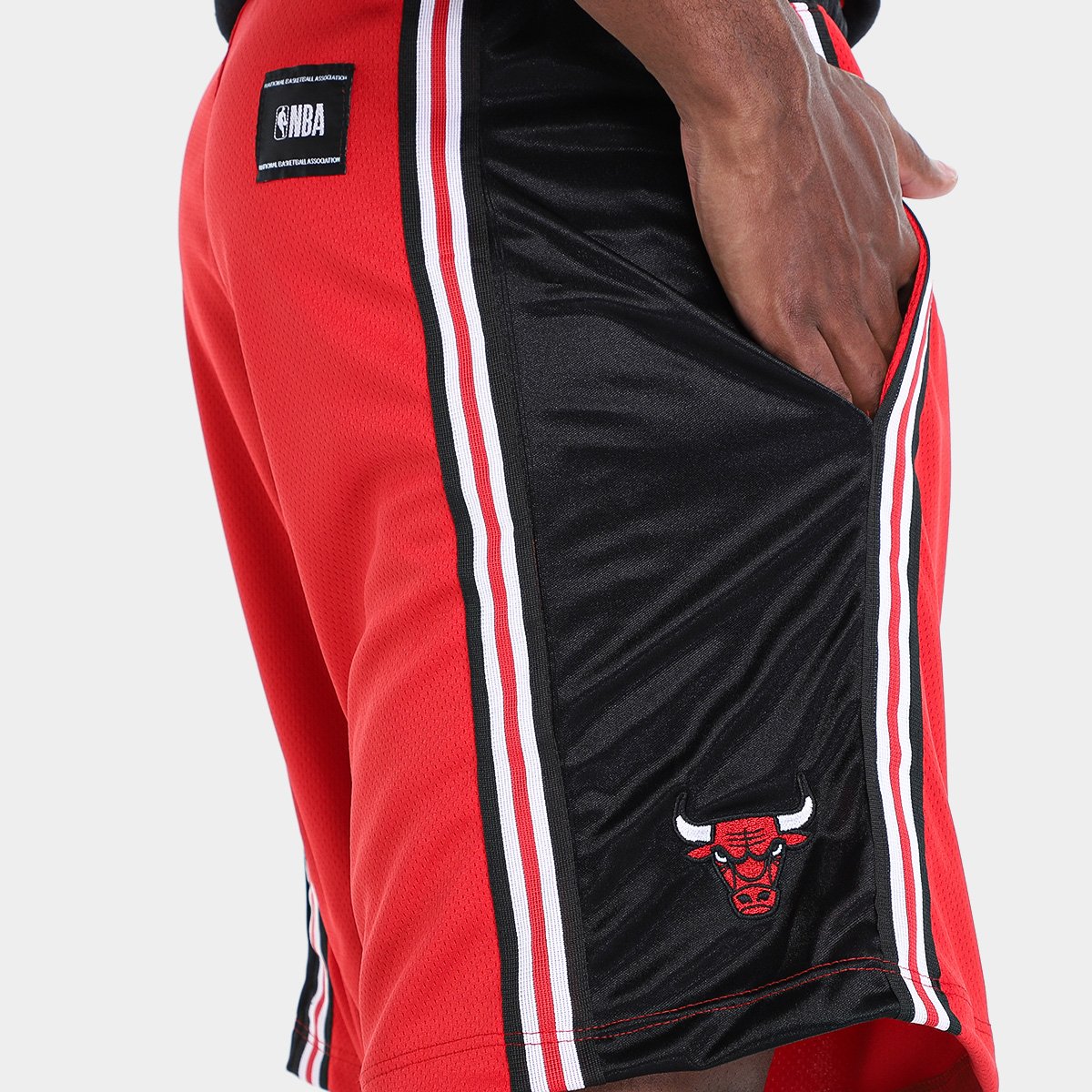 Miniatura Bermuda NBA Chicago Bulls Masculina Vermelho - M