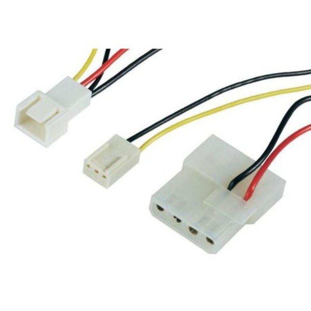 Miniatura Cabo Adaptador 4 Pinos 3 Pinos Akasa C-Cable Adpt