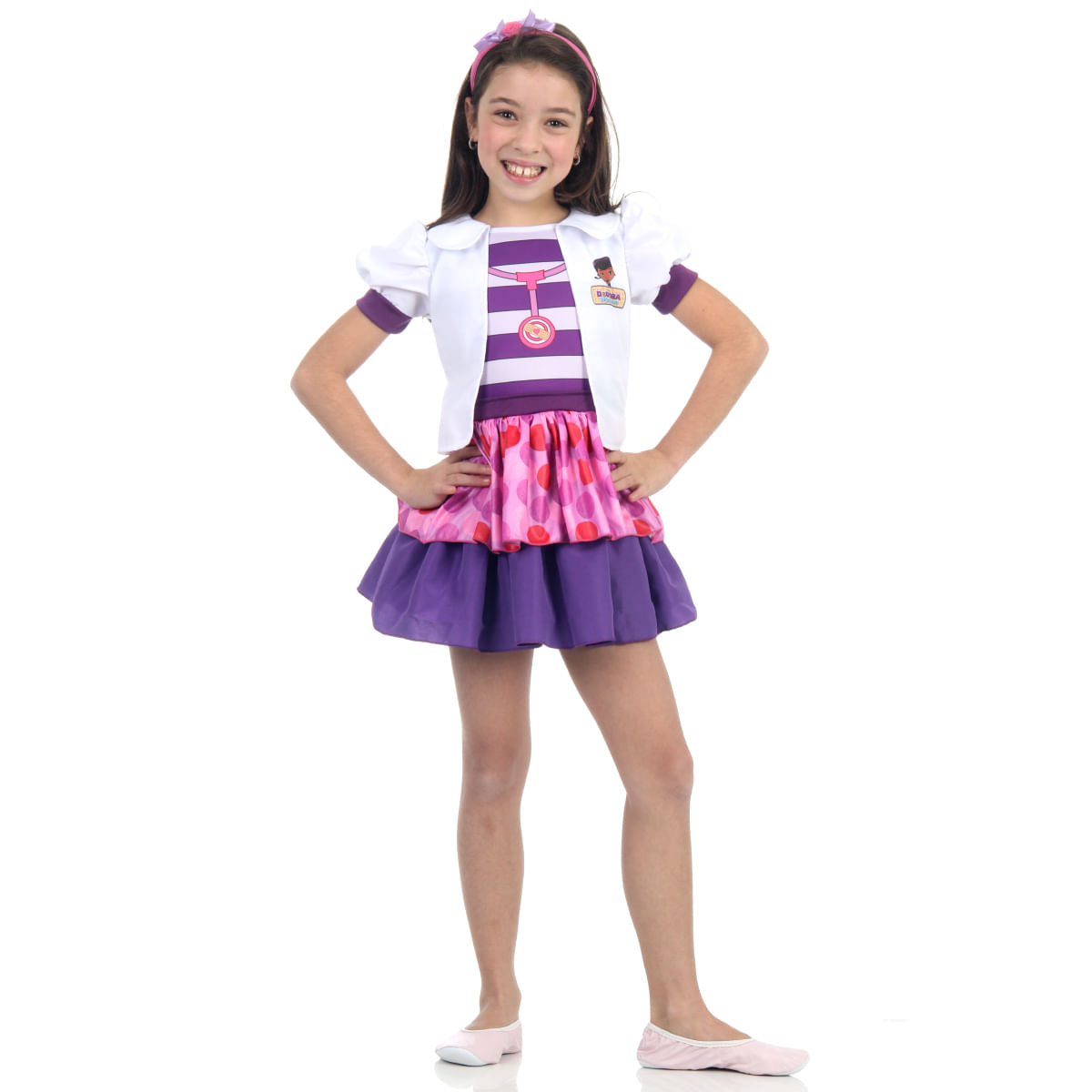 Miniatura Fantasia Doutora Brinquedos Infantil Luxo - Disney P