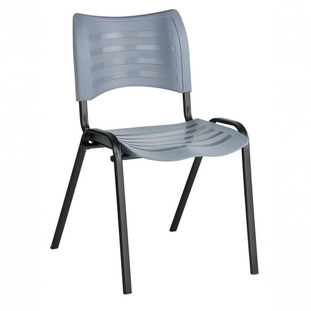 Miniatura Cadeira Empilhável Iso Linha Polipropileno Iso Cinza