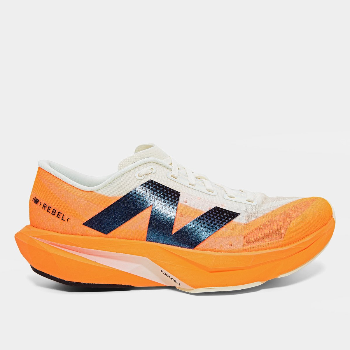 Miniatura Tênis New Balance Fuelcell Rebel V4 Masculino Laranja - 38