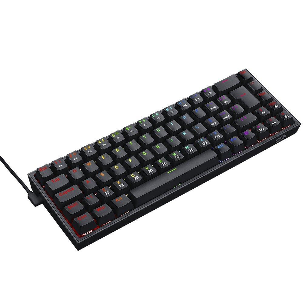 Teclado Gamer Redragon Castor Rgb K631 Switch Blue Abnt2