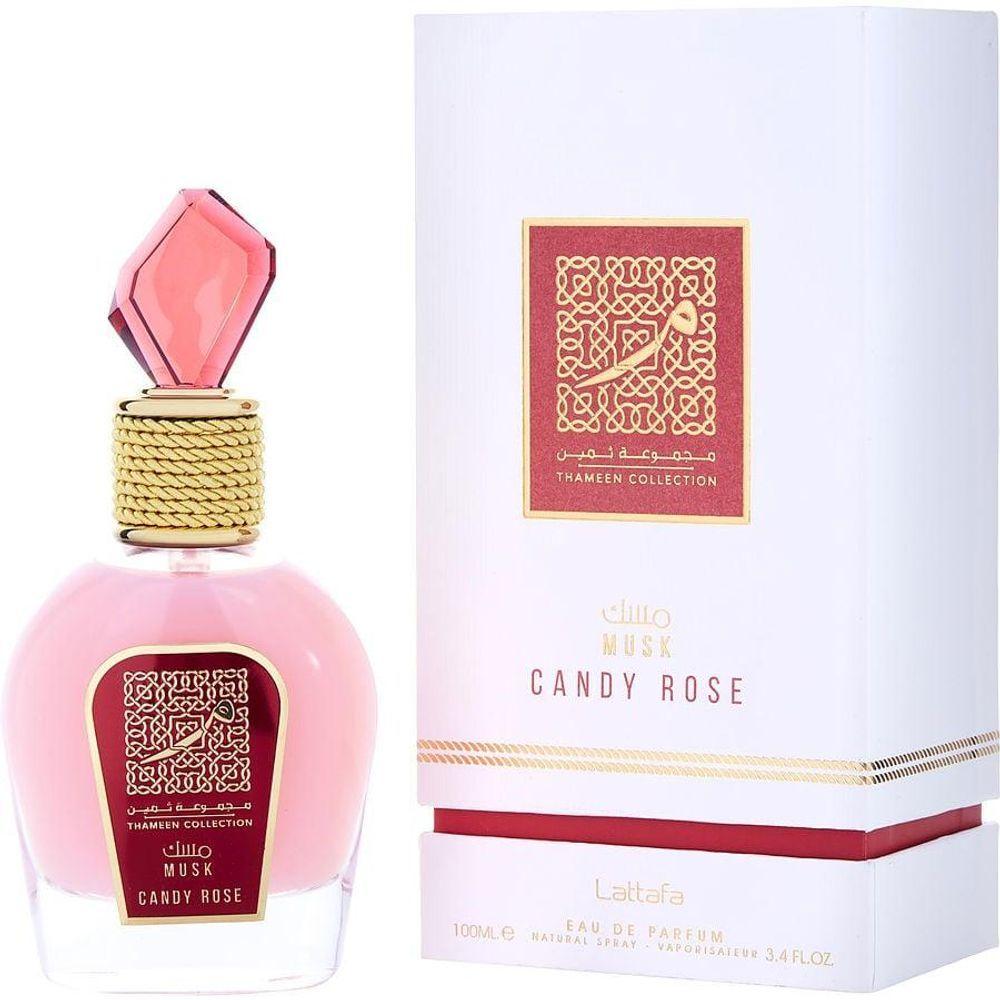 Miniatura Perfume Unisex Lattafa Musk Candy Rose Edp Spray 100ml - thameen Collection