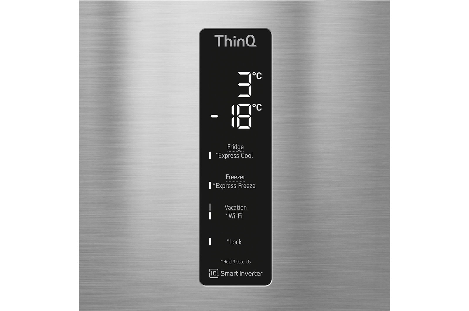 Geladeira Smart LG Frost Free Inverter 451L Inverse cor Inox Look (GC-B569NLL)