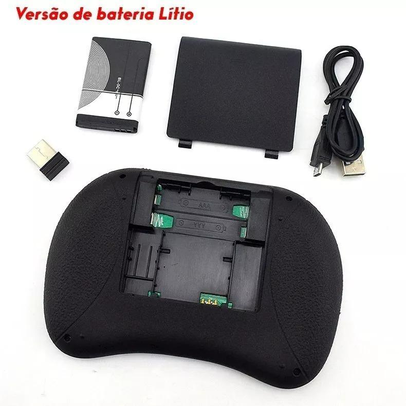 Miniatura Mini Teclado Keyboard Wireless Sem Fio Bateria Recarregavel