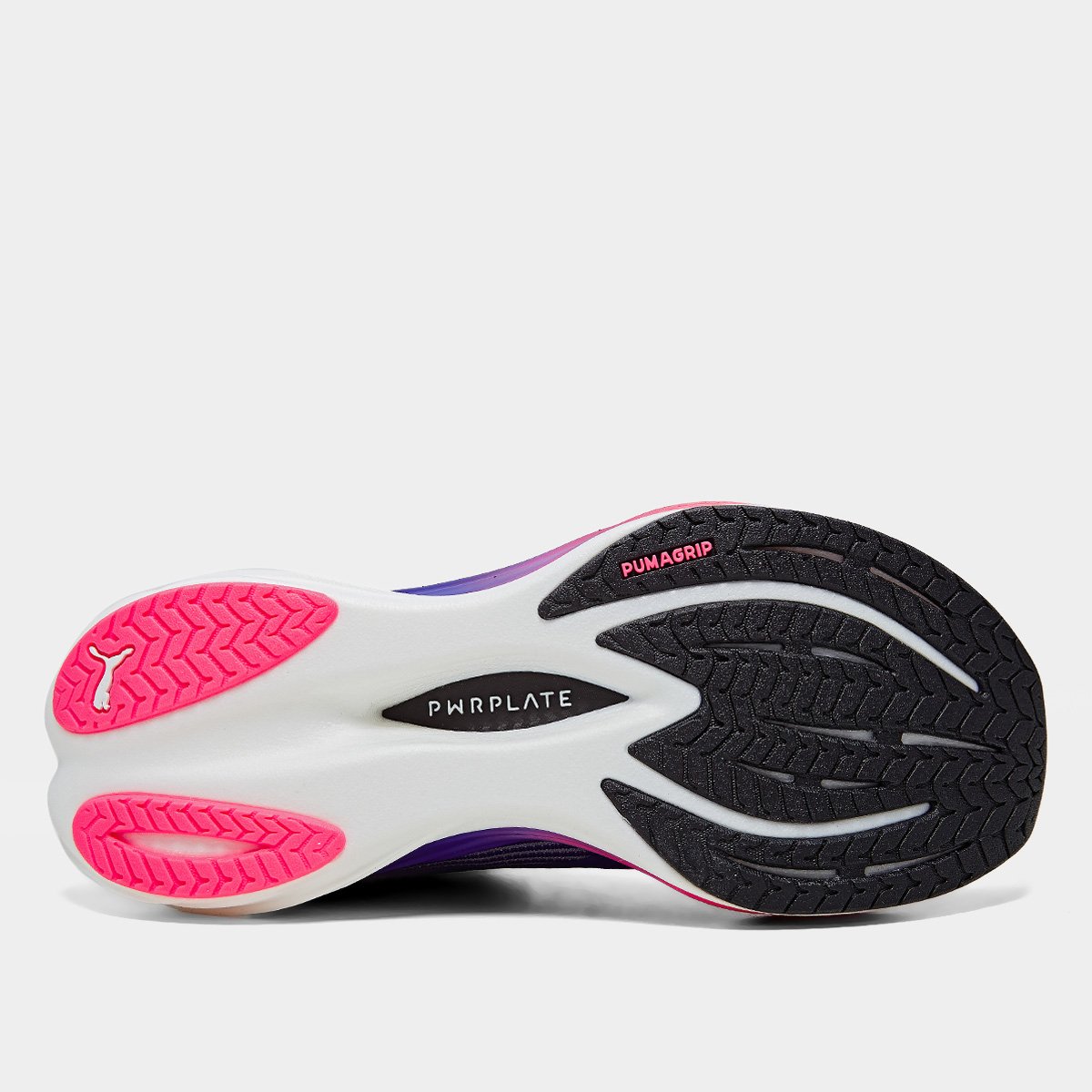 Miniatura Tênis Puma Deviate Nitro 3 Feminino Azul+Rosa - 39