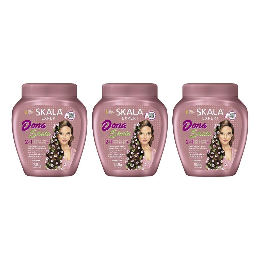 Miniatura Creme Skala 1Kg Dona Skala-Kit C/3Un