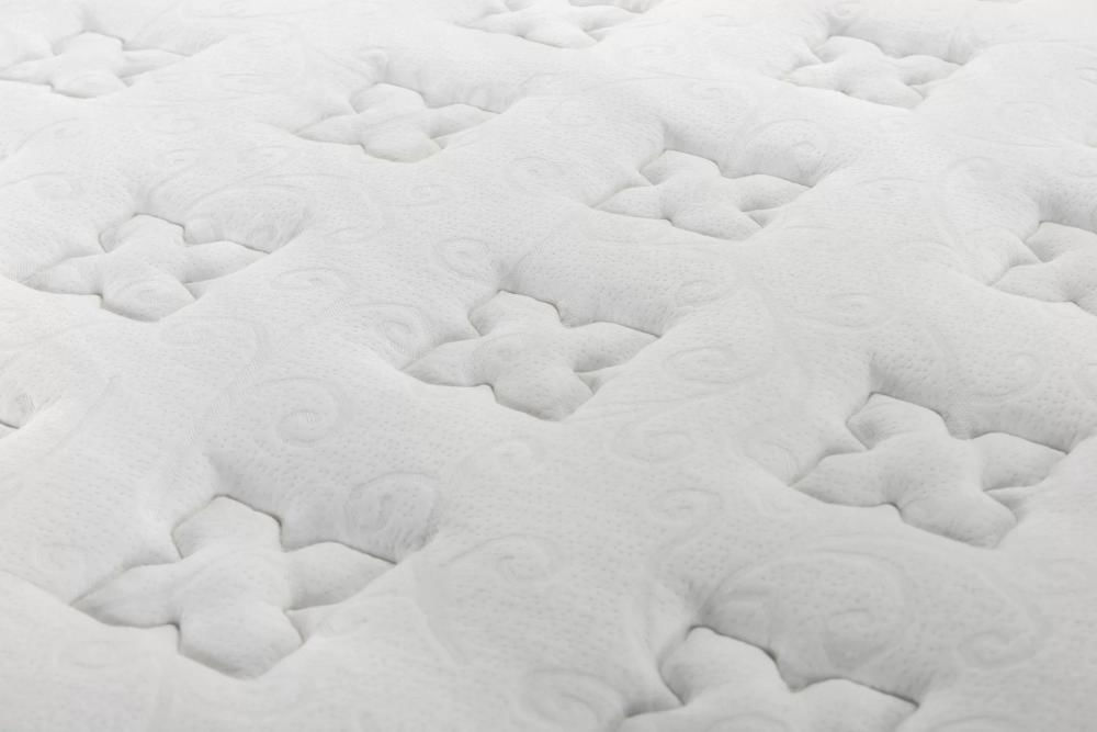 Colchão Casal Molas Bonnel 138x188x36cm Bruxelas Mannes Branco/Marrom