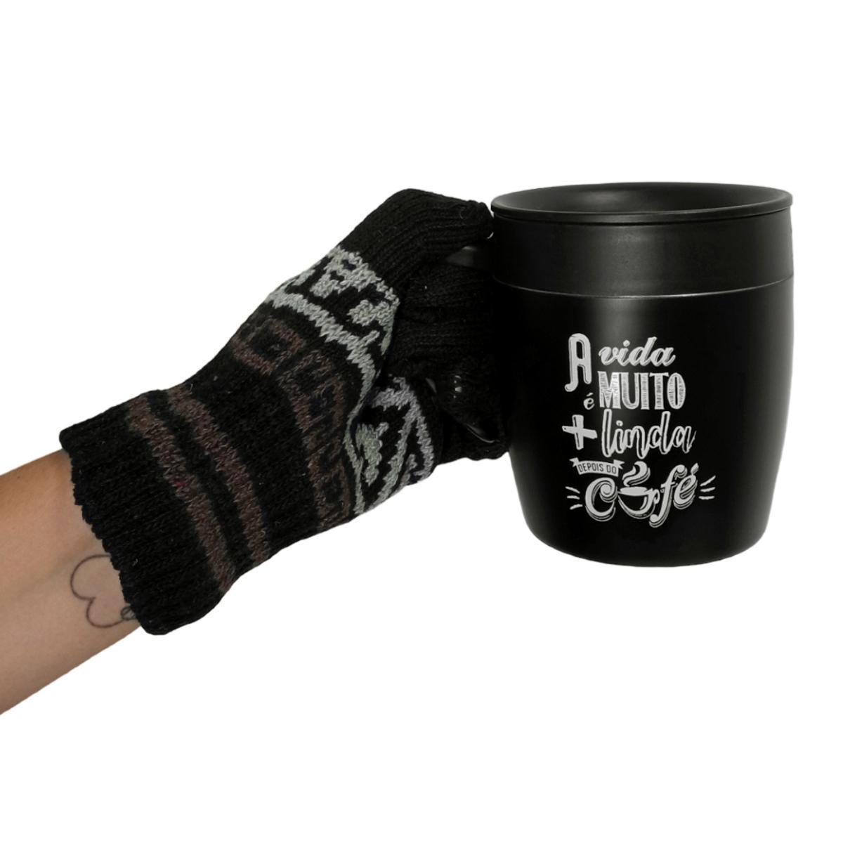 Luva De Frio Adulto Unissex Redstar De Lã Inverno Vsi04001
