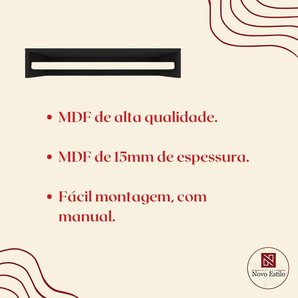 Kit Closet Com Cabideiros E Prateleiras Preto Organização Moderna Para Seu Quarto