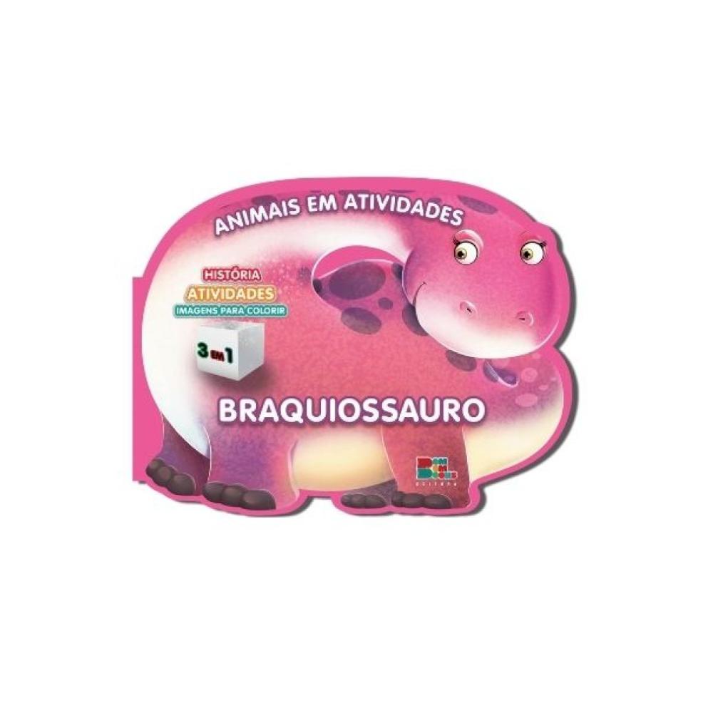 Miniatura Animais em atividades: Braquiossauro ( Vários autores )