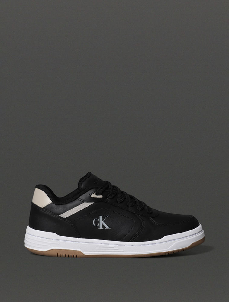 Tênis Masculino Court Calvin Klein Jeans - Preto