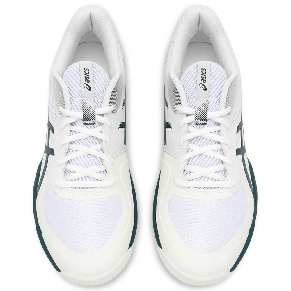 Miniatura Tênis Asics Game FF - All Court - Branco e Verde 40