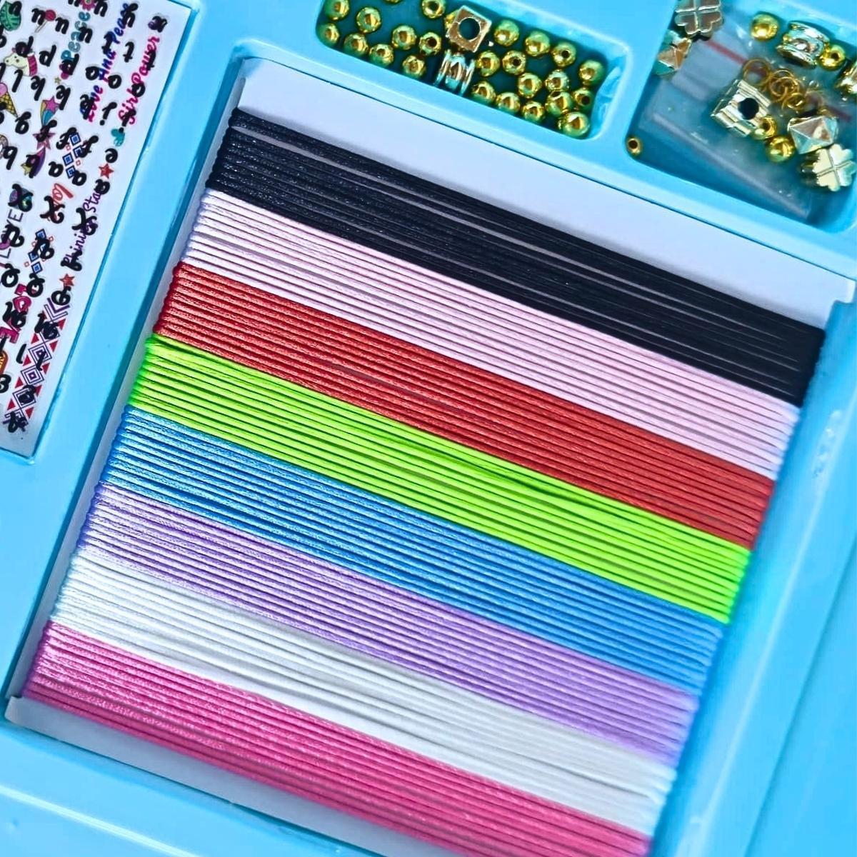 Miniatura Conjunto Pulseiras Bijuterias Montar Jóias Colar Castela