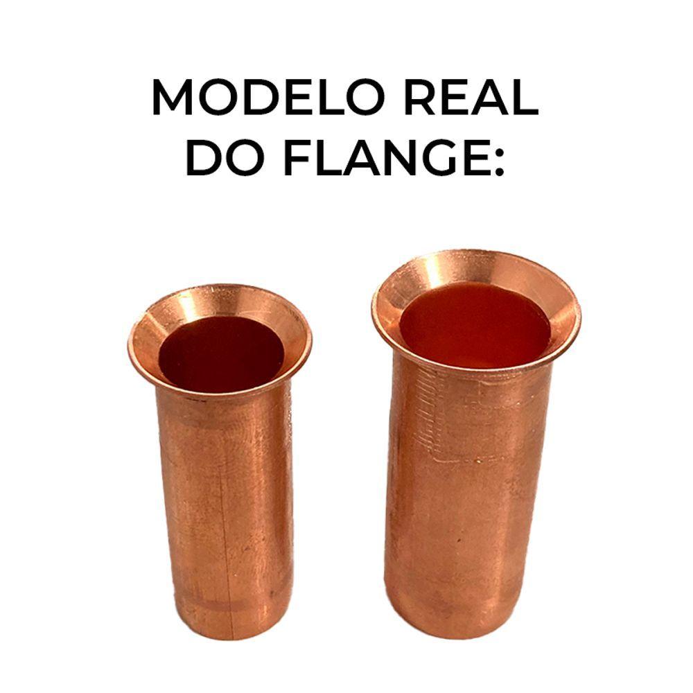 Miniatura Tubo Cobre Panqueca 3/8 9,52mm Parede 1/32 0,79mm 21 Metros