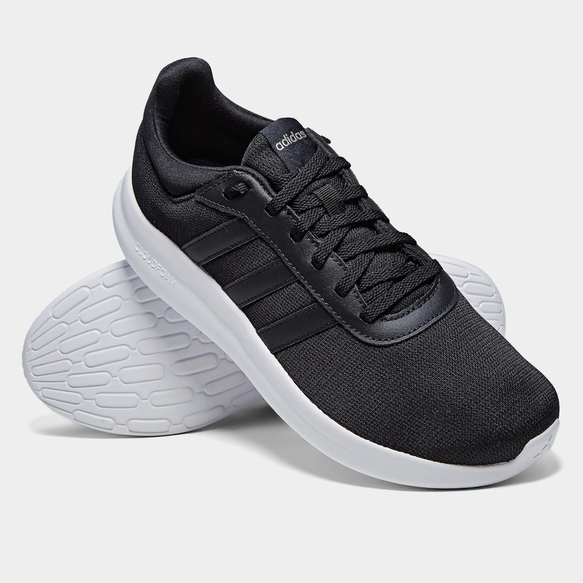 Miniatura Tenis Adidas Lite Racer 4 0 Preto+Chumbo - 34