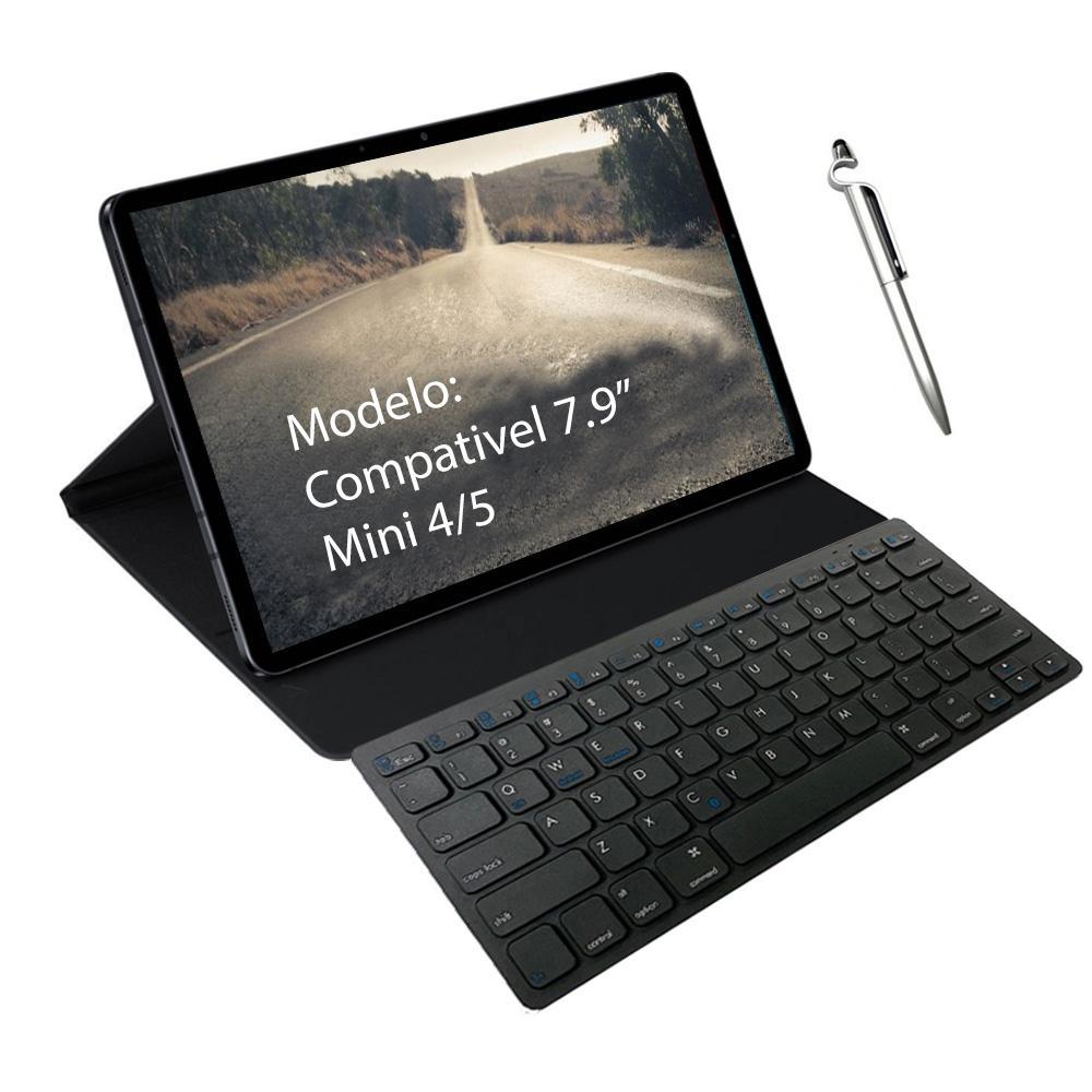 Miniatura Capa Teclado Para Tablet Galaxy Tab A8 S-Pen P200 + Pelicula