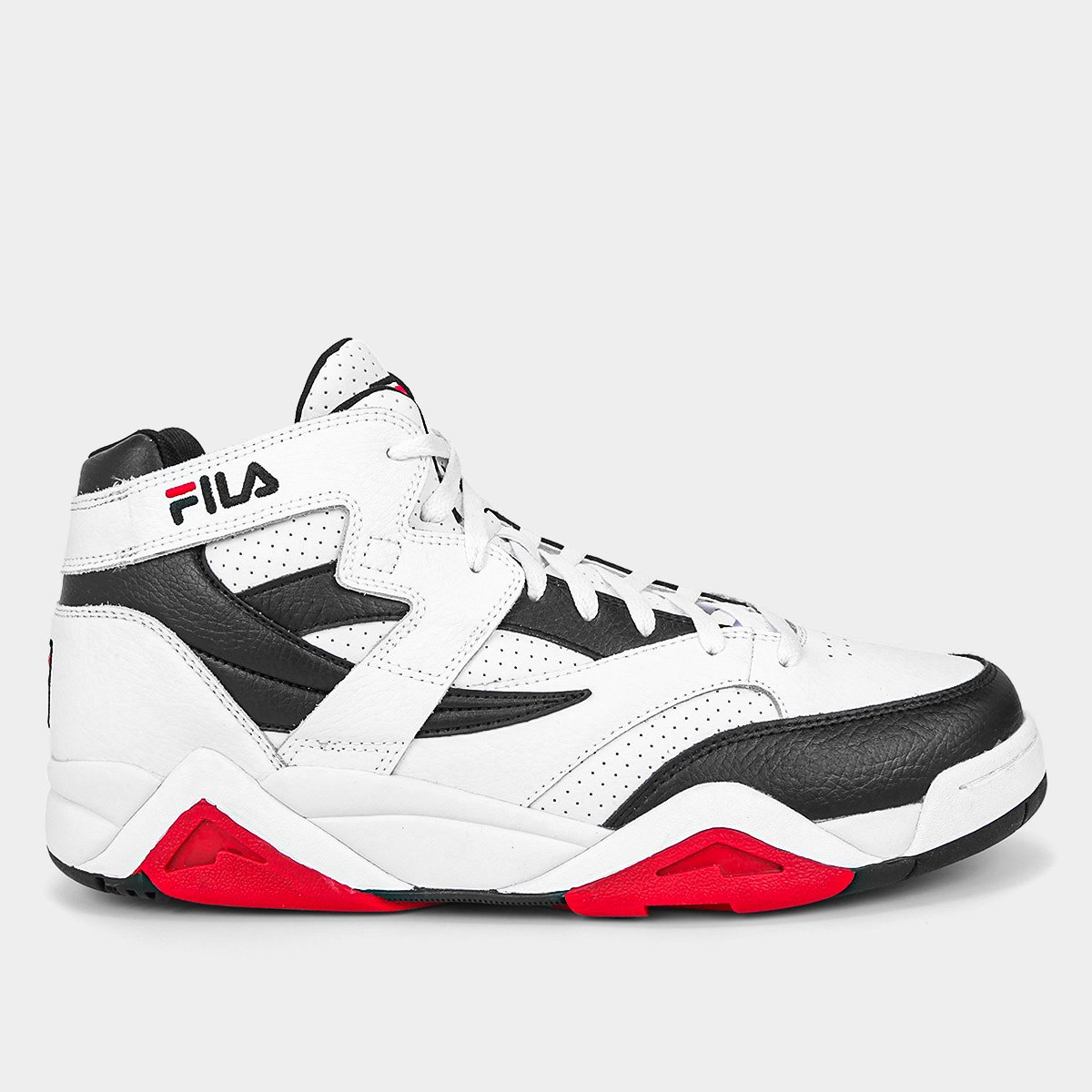 Miniatura Tênis Fila M-Squad Branco+Vermelho - 34