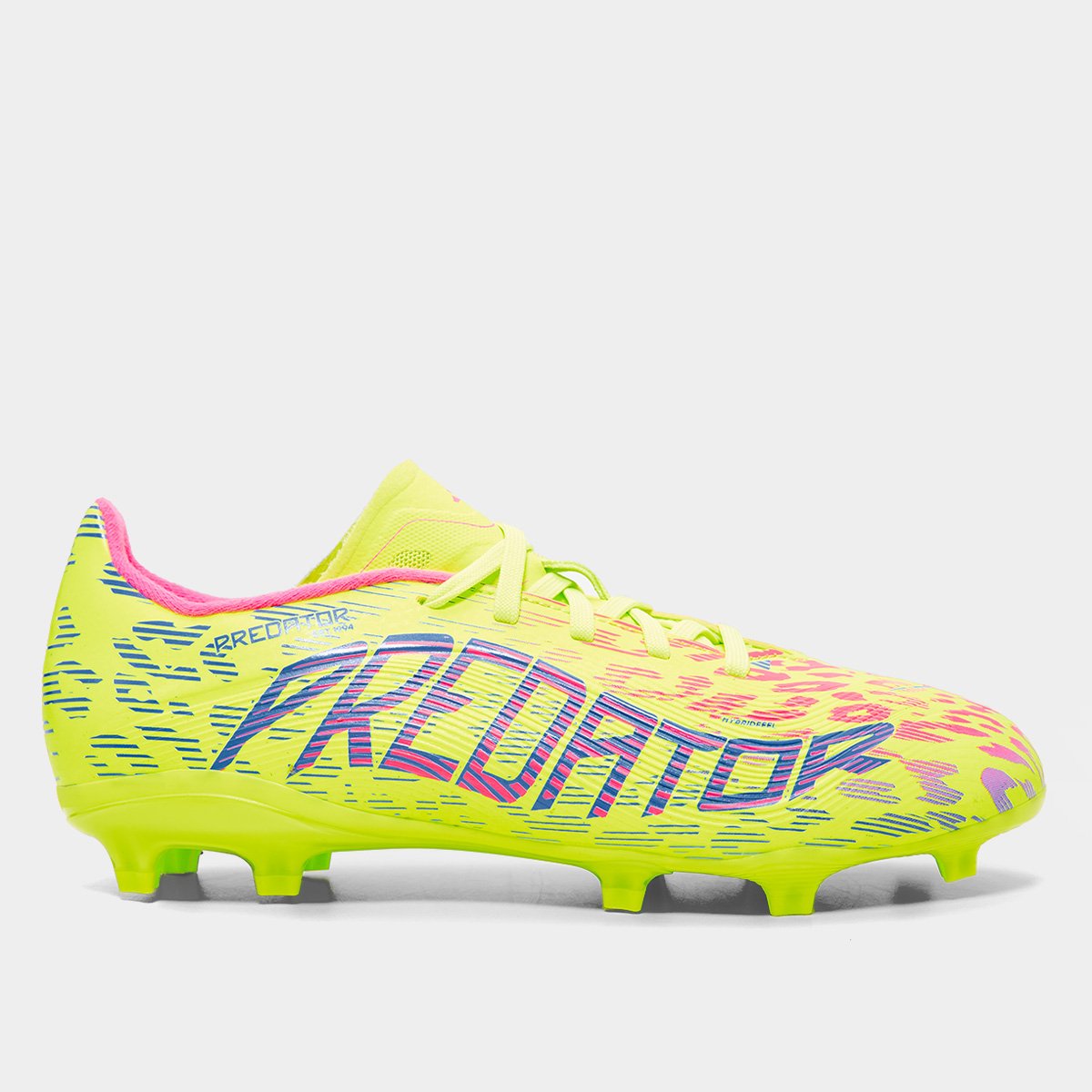 Miniatura Chuteira Campo Infantil Adidas Predator League Verde+Azul - 26